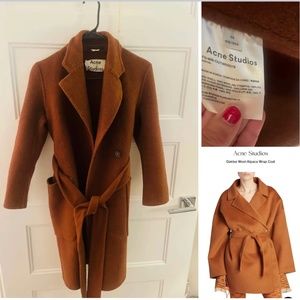 Acne Studios Wool Wrap Coat